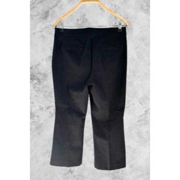 NWT!  J.Crew Kelsey flare pant black cotton blend Size 8 - Picture 3 of 9